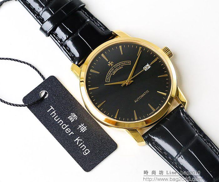 江詩丹頓 Vacheron Constantin LS精品 2018新款 進口9015機芯 小牛皮原裝蝴蝶扣 超強防水 高檔男士腕表  wssb3633